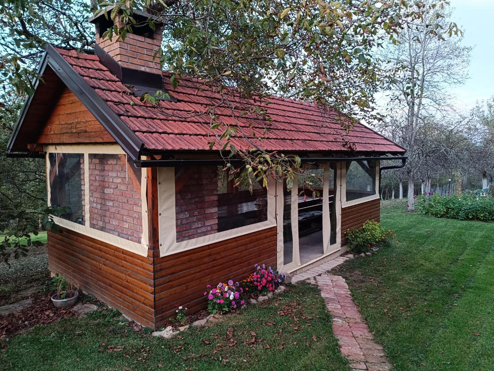 Holiday Home "Sleme" With Jacuzzi, Big Garden And Arbor With Fireplace Skrad Екстериор снимка